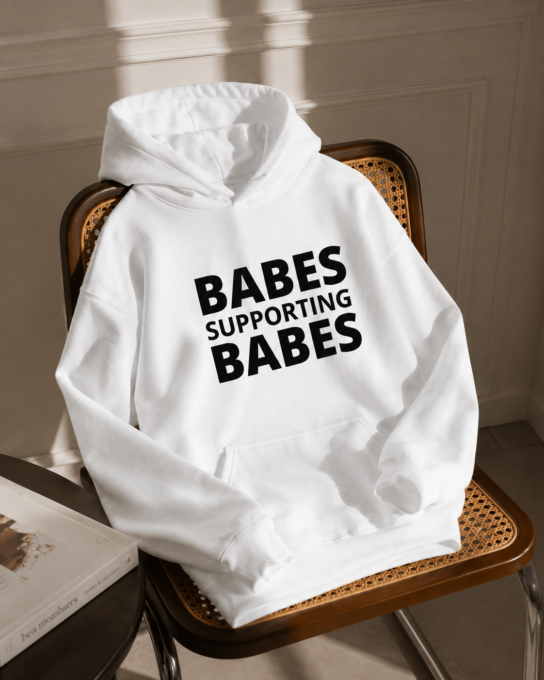 The Support System Hoodie White