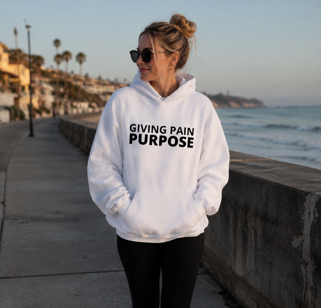 The Purpose Hoodie White