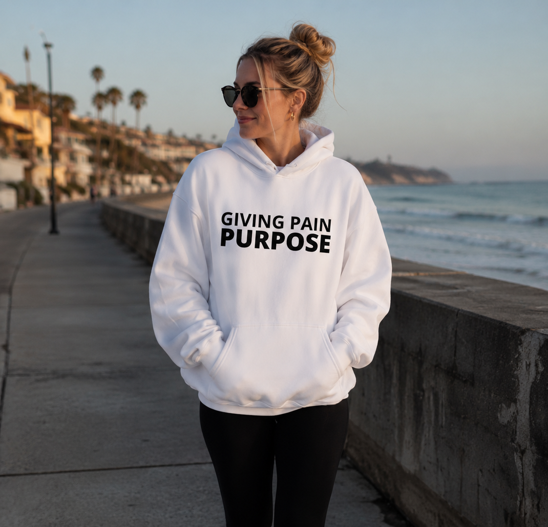 The Purpose Hoodie White